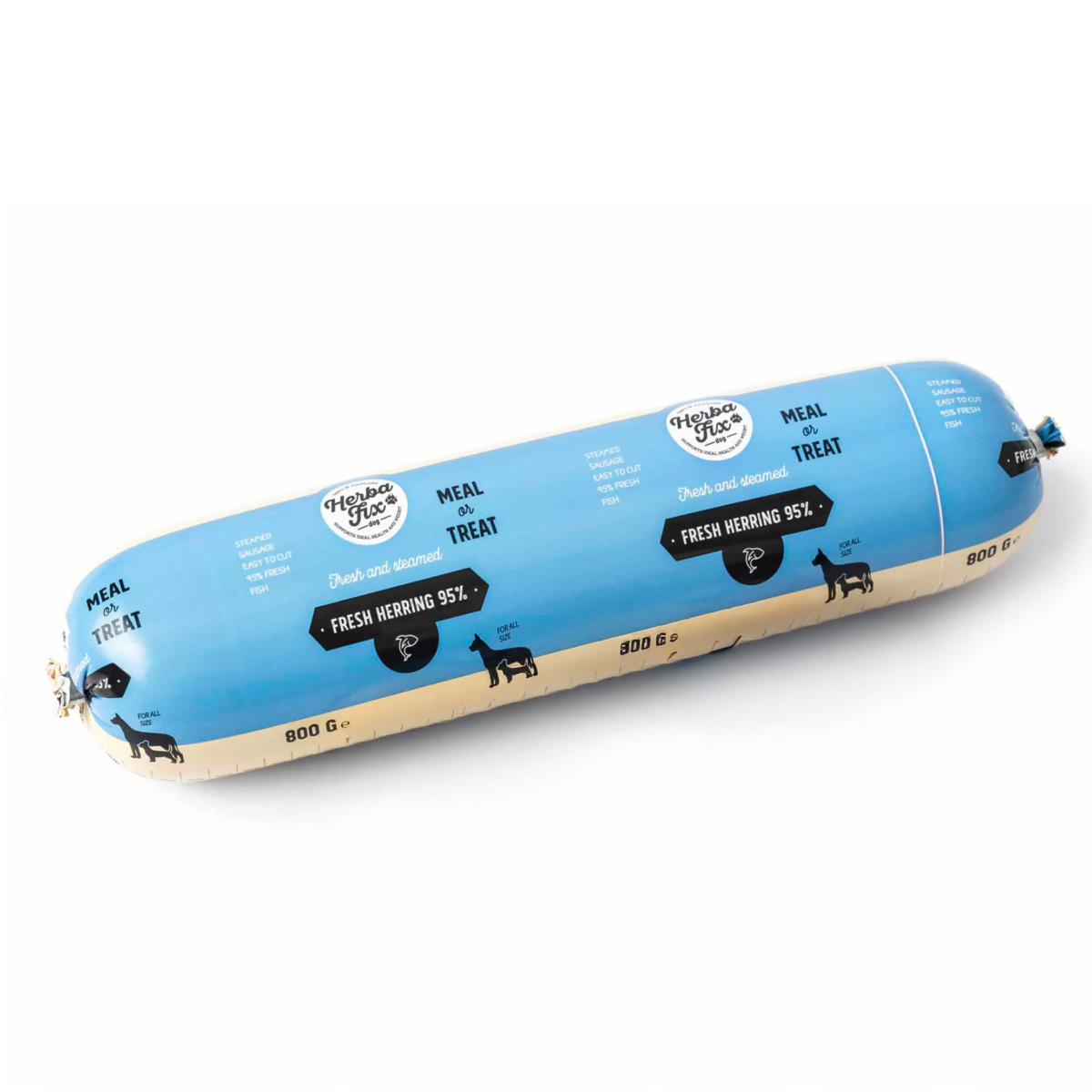 Saucisse de hareng cuite à la vapeur de Herbafix, 800 g