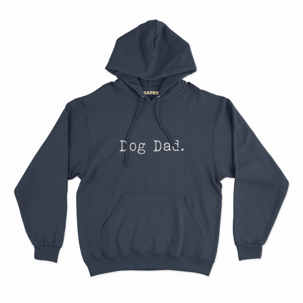 barks hoodie dog dad french navy scaled