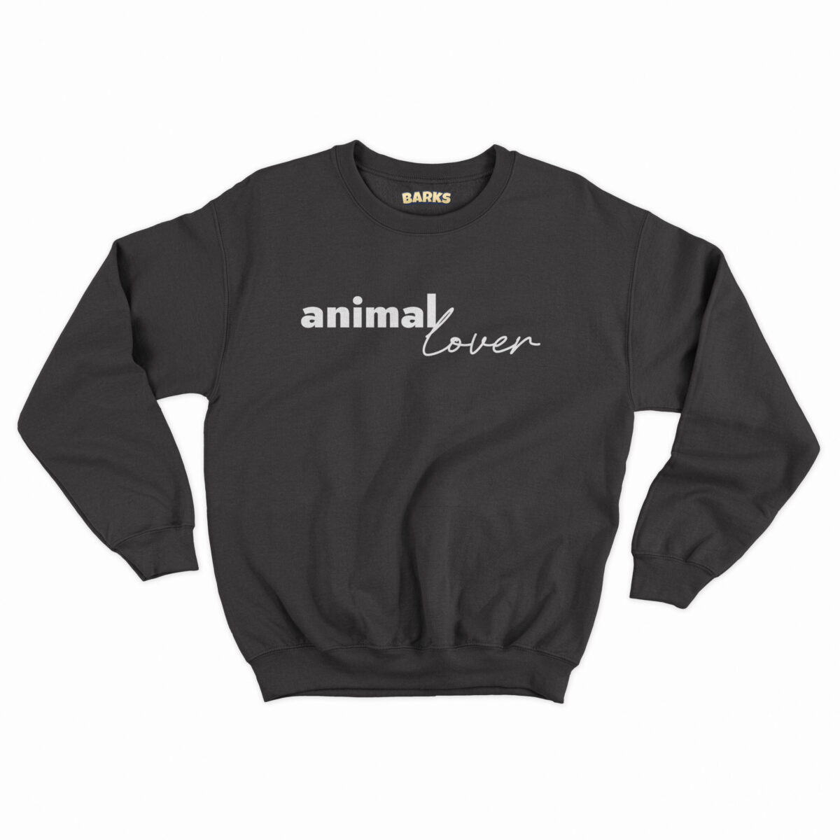 barks sweater animal lover zwart scaled