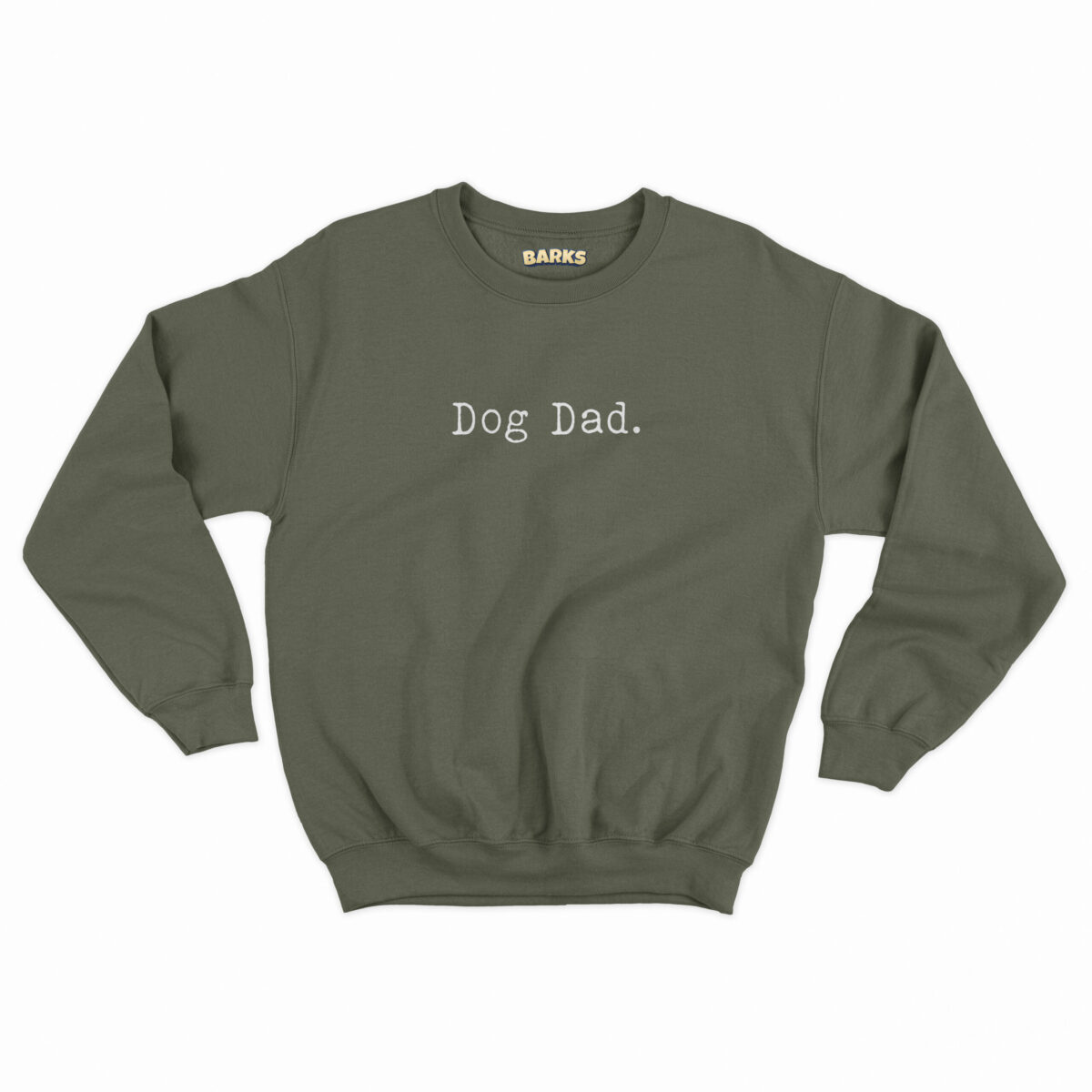barks sweater dog dad khaki scaled