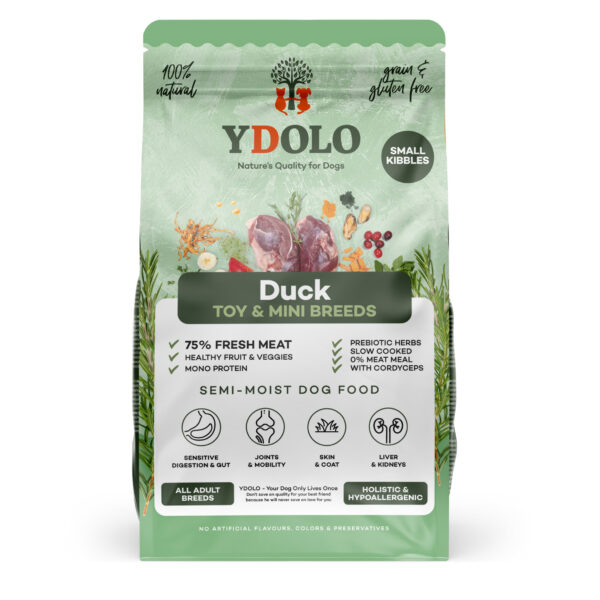 Zak YDOLO Healthy & Pure Duck MINI hondenbrokken, 700 g