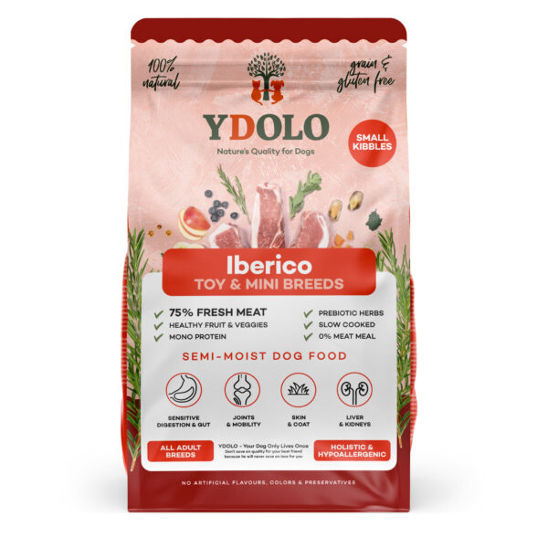 Zak YDOLO Healthy & Pure Iberico MINI hondenbrokken, 700 g