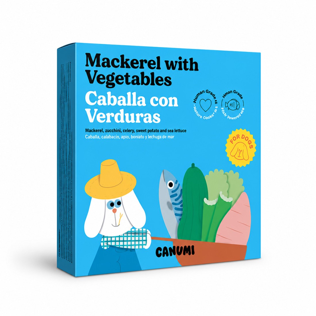 Blik Canumi Mackerel with Vegetables, makreel met groenten voor honden